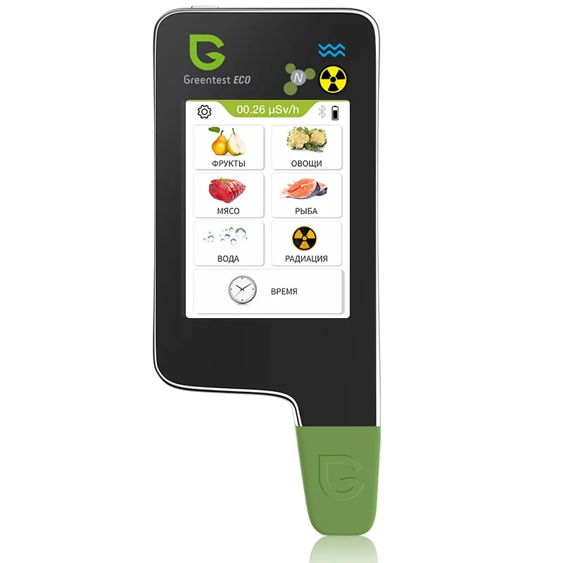 Imagem -03 - Home Kitchen Nitrate Tester com Tela Capacitiva Radiação Tds Detector de Água Detector Função Bluetooth Greentest-eco6 Upgrade