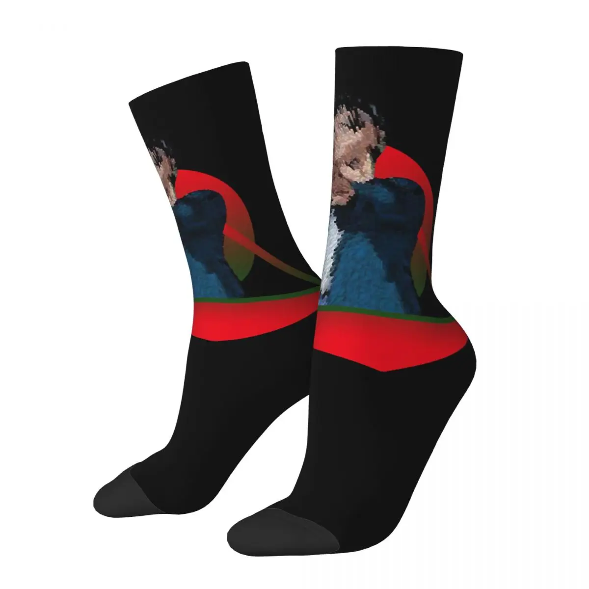 Crazy compression Sock for Men Urameshi Yuusuke Hip Hop Vintage Yu yu hakusho Happy Quality Pattern Printed Crew Sock Casual