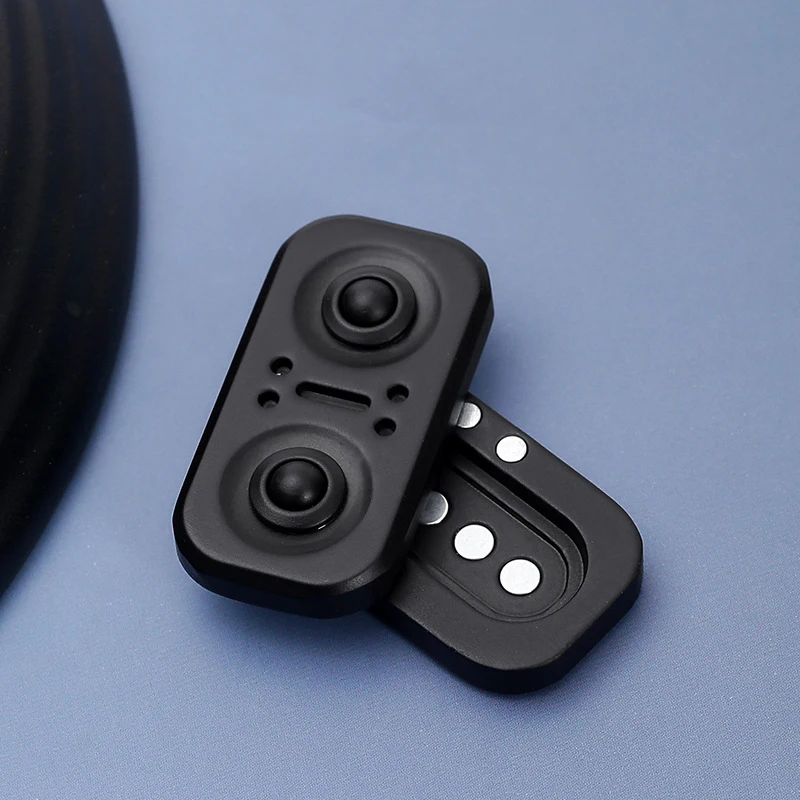 1 pçs mais novo coruja fidget spinner fidget magnético push slider mini mão spinner metal edc brinquedo mesa de escritório brinquedo para adultos crianças presentes