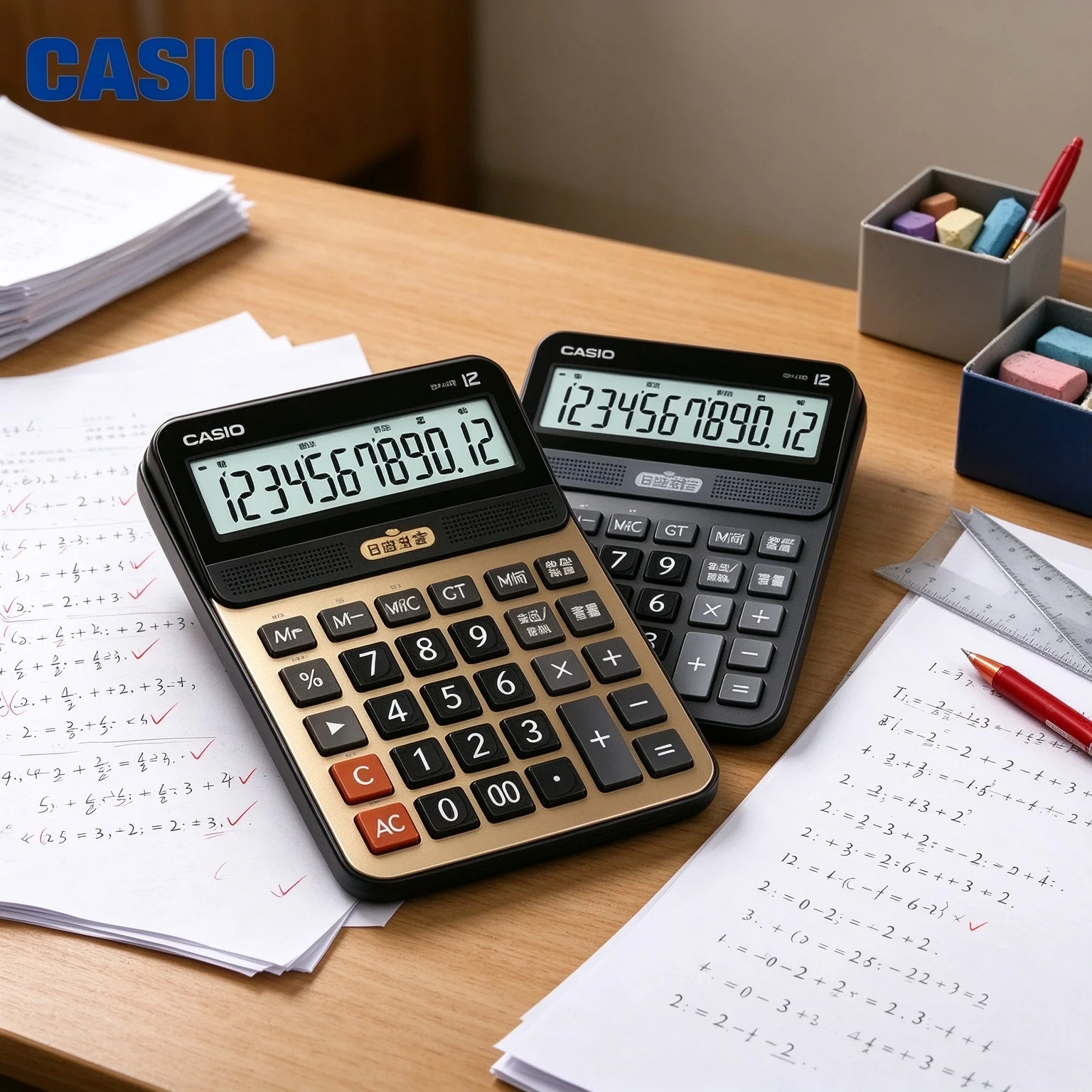 Casio GY120 Statement Calculator Human Voice Readout Sturdy Shell For Monthly Account Statement Sorting MS20YC/SL310YC/DY120