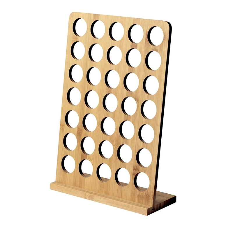 

Premium Coffee Pod Holder Rack Capsule Storage Stand With Bamboo Base For 35Pcs Nespresso Capsule