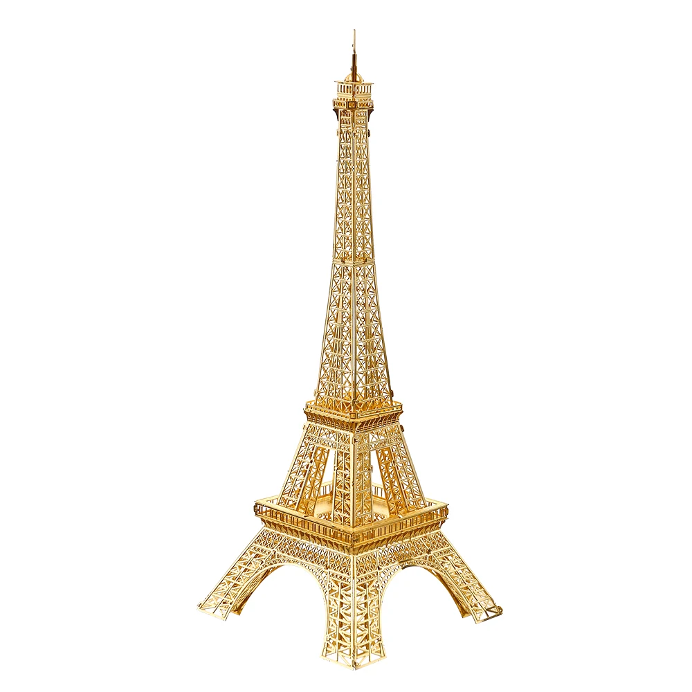 Piececool 3D Metal Puzzle Eiffel Tower 5.5in Building Kits Jigsaw Model Kit DIY Toy for Adult Assembly Gift