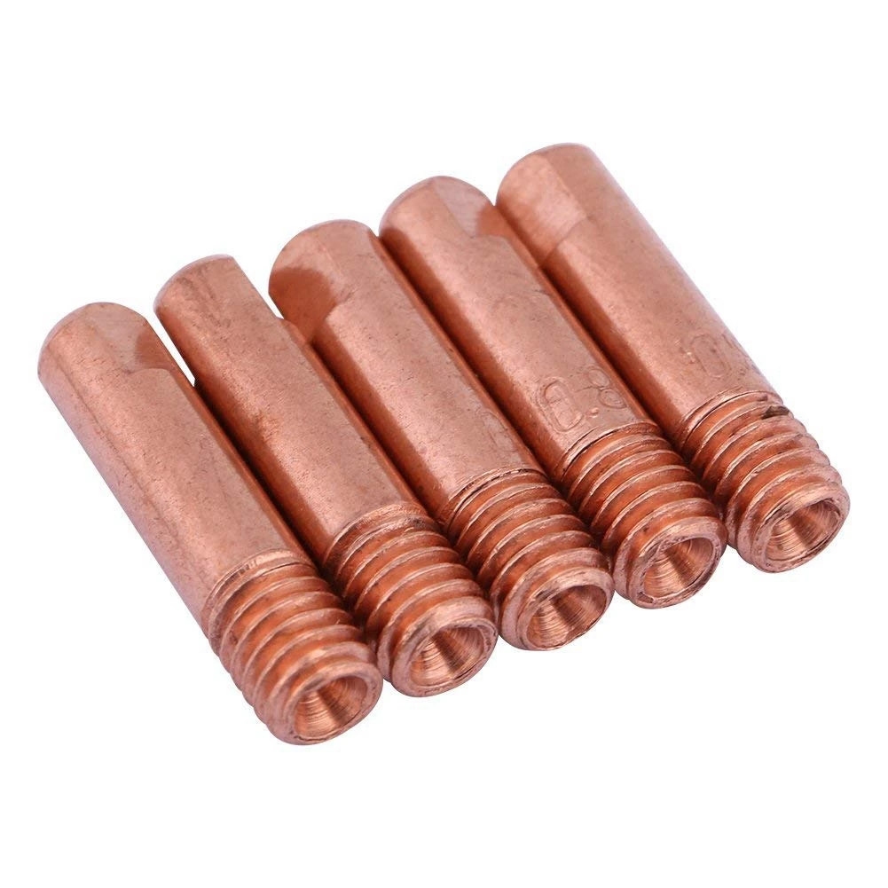 Mig/Mag Slijtdelen Set Geschikt Voor Mb15 Draaddiameter 0.8 Mm Onderdelen Gas Mondstuk Mondstuk Staaf Stroom Mondstuk M6 0.8 Mm