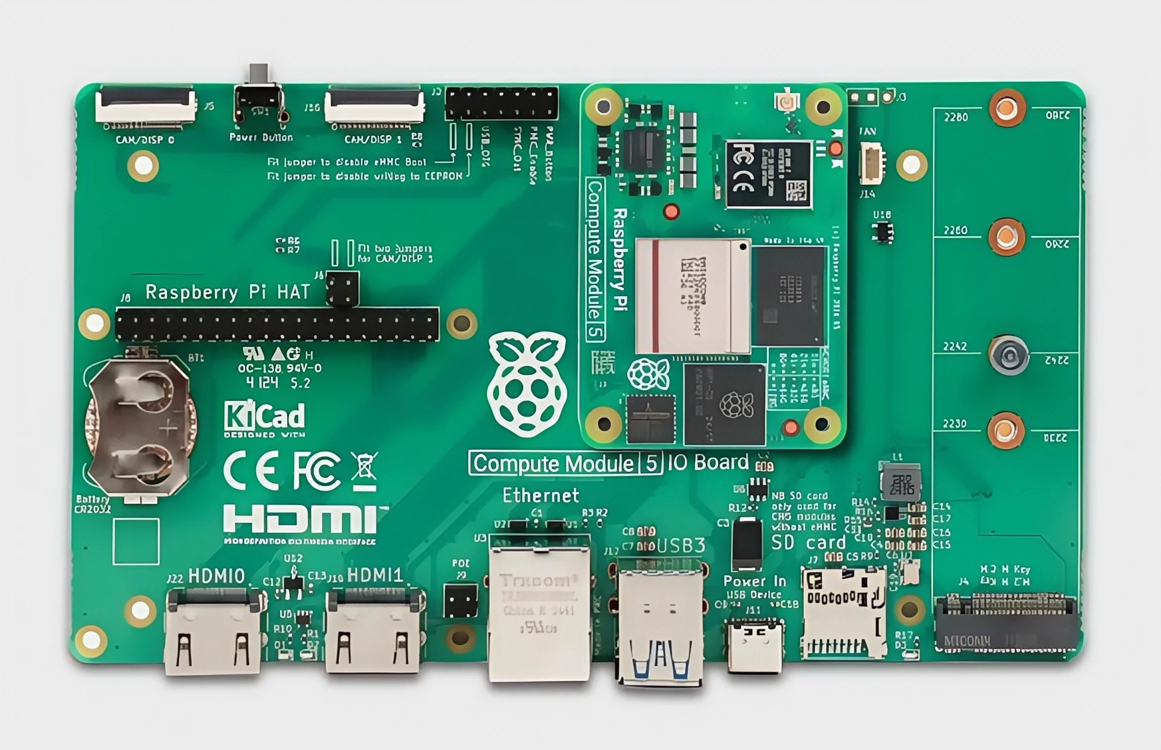 

Комплект разработки Raspberry Pi CM5 Основная плата