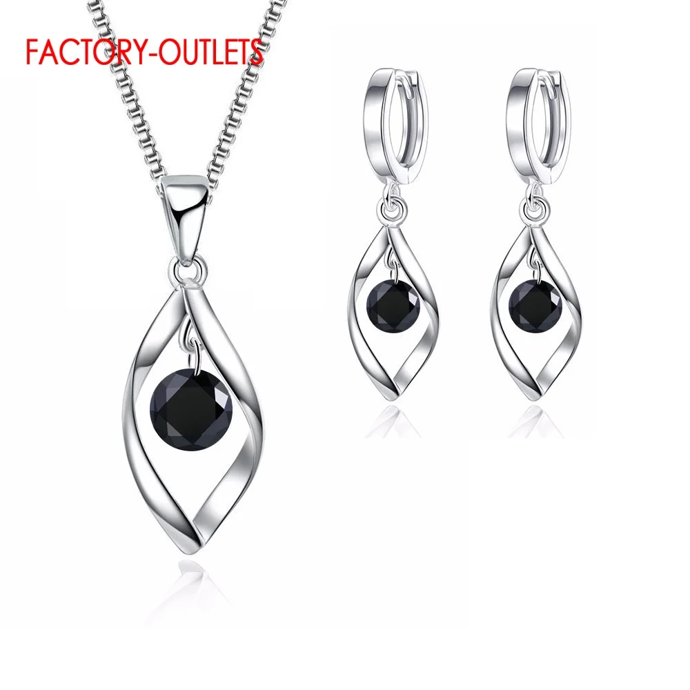 925 Sterling Silver Bridal Jewelry Sets Trendy Fashion Jewelry Pearl  Women Girls Engagement Anniversary Wholesale