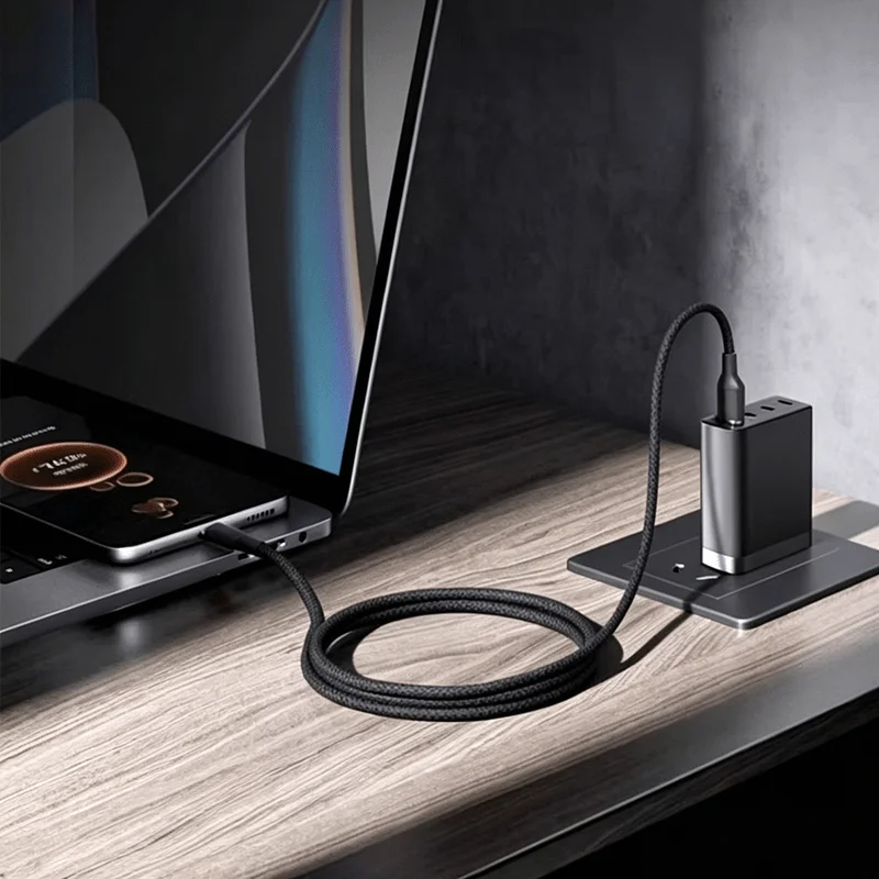 120W Type C to Type C/USB to Type C Super Fast Charging Cable Matte Surface Data Transfer Speed FOR iPhone Xiaomi Samsung