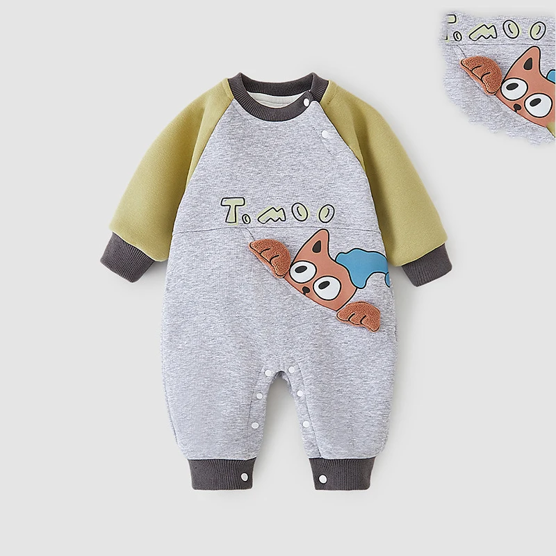 

Комбинезоны для маленьких мальчиков от 0 до 1 года, жаккардовые лоскутные боди с героями мультфильмов для маленьких мальчиков, весенне-осенние комбинезоны для новорожденных мальчиков, комбинезоны для младенцев