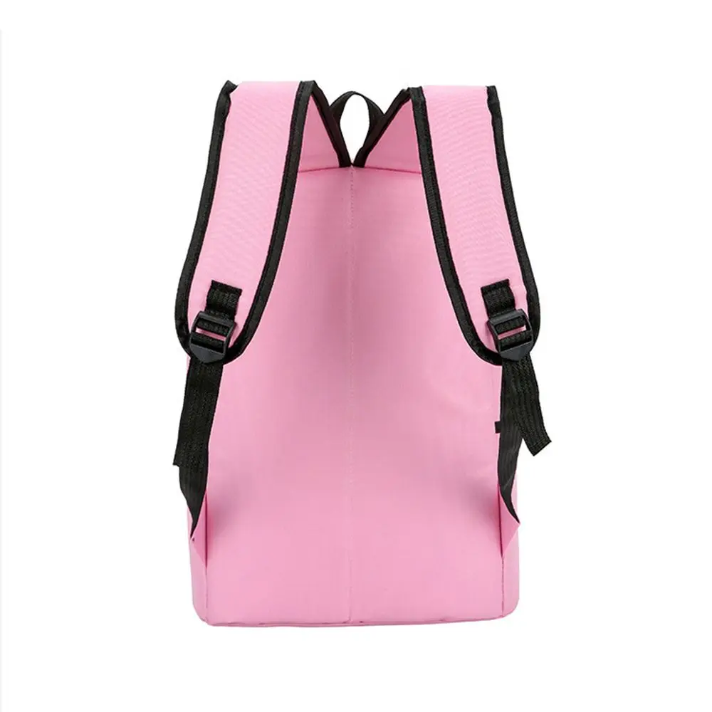 Pure Colour Schoolbag Women Men bag Nylon Large Capacity Backpack Teenage Girls Rucksack Bags Waterproof Travel Bag