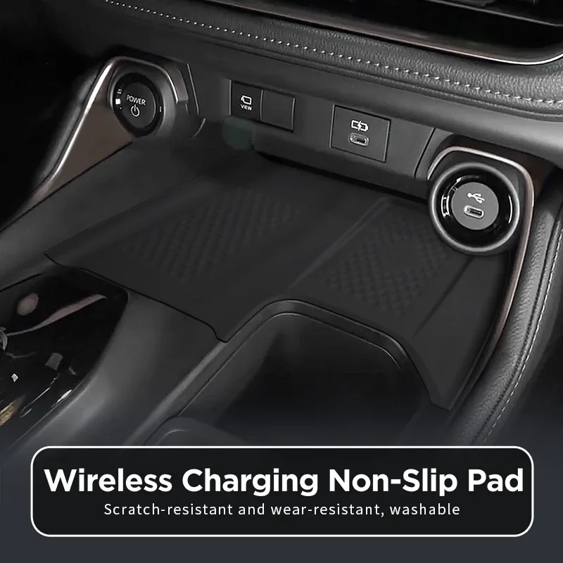 

Suitable for 24 types of Highlander Grand Highlander wireless charging silicone pad, non-slip pad, car charging pad accessories