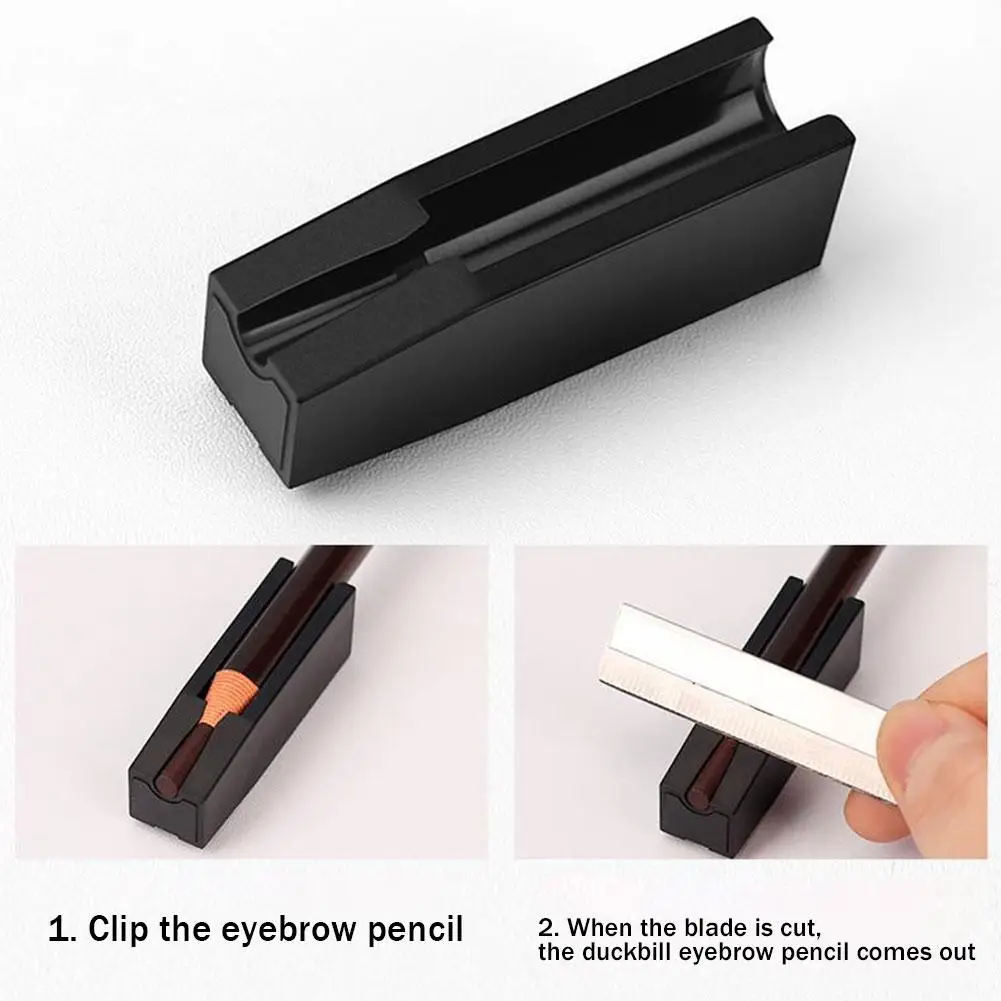 Wire Eyebrow Pencil Eyebrow Pencil Auxiliary Device Pencil Eyebrow Eyebrow Sharpener Auxiliary Pencil Groove Tool H0H1