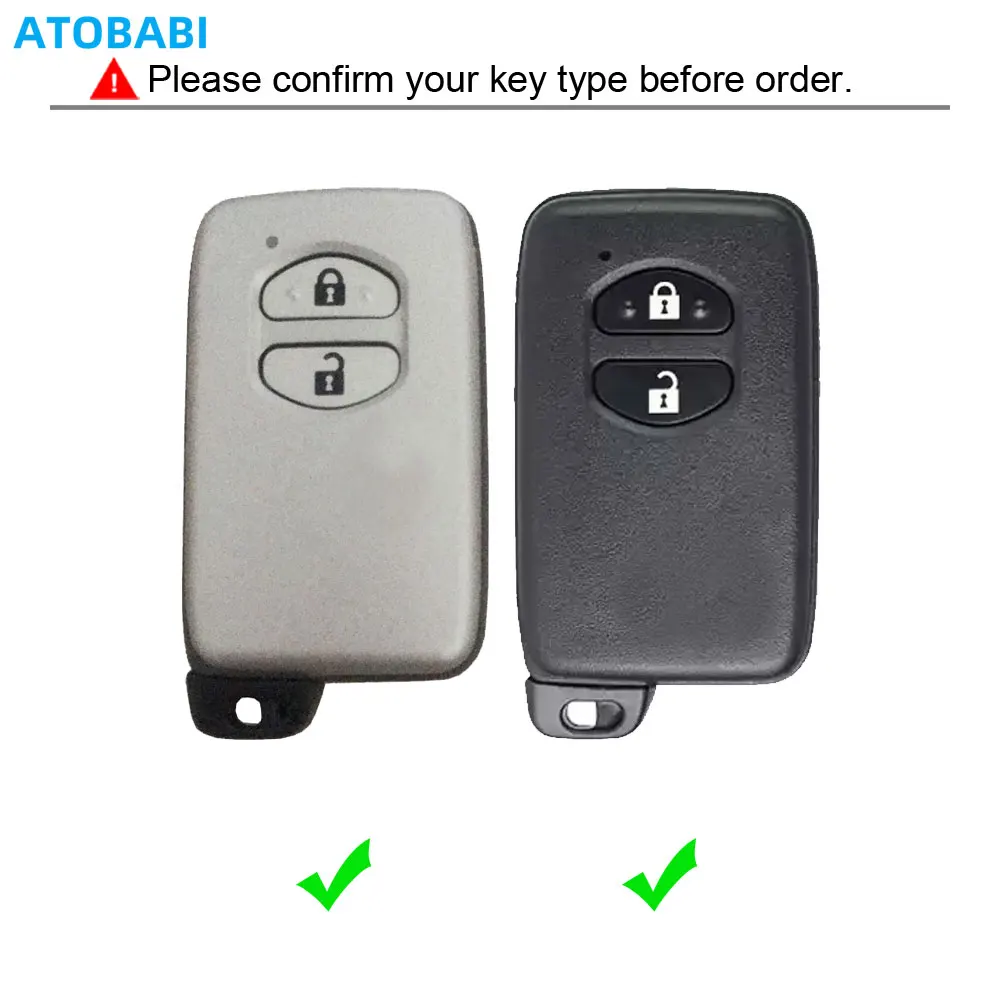 Leather Car Key Cover Remote Fobs Shell Case For Toyota Land Cruiser Prado 150 Corolla IQ Prius Ractis Wish Aqua Vitz Highlander