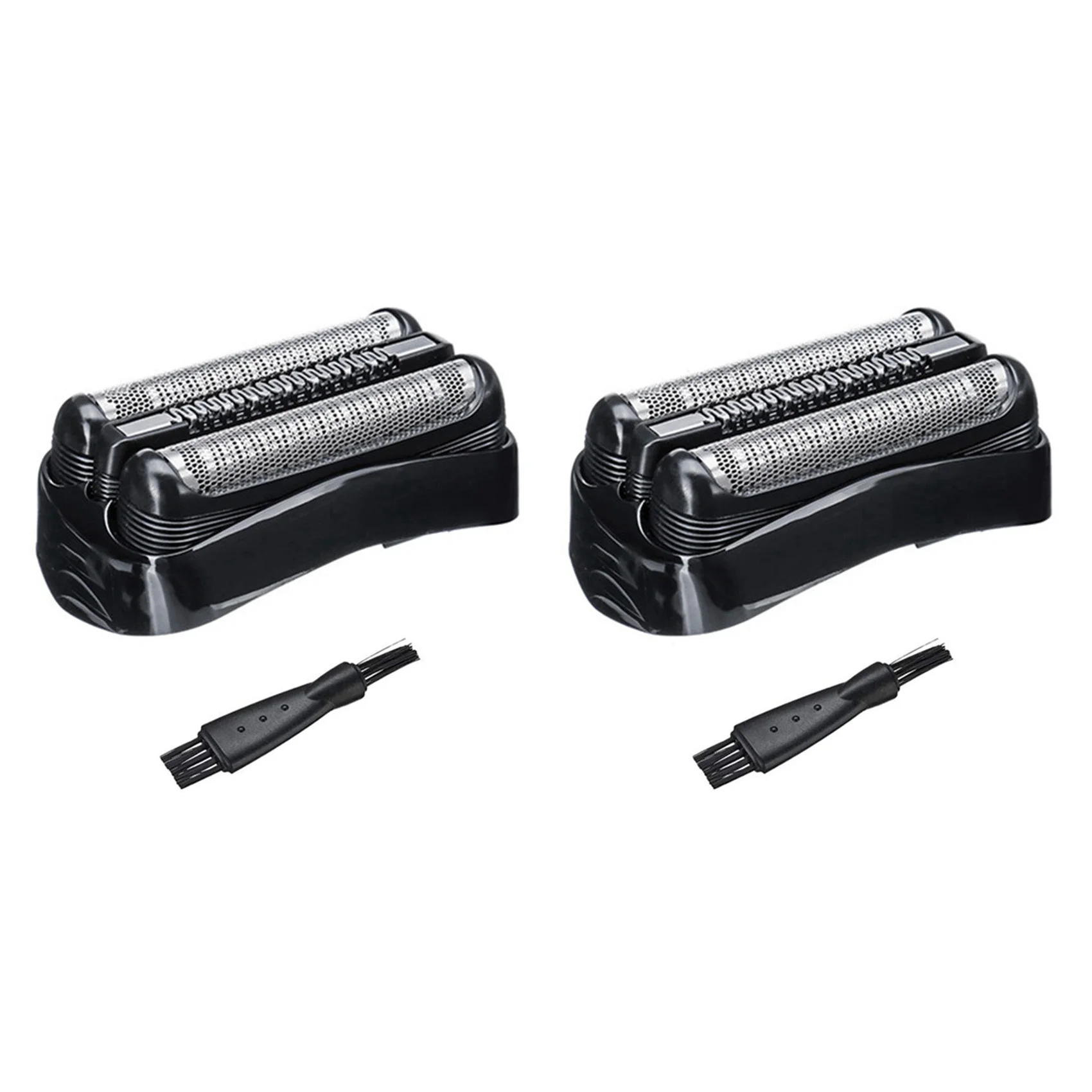 2Pcs 21B Replacement Shaver Foil Head for Braun 3 Series 300S 301S 310S 320S 330S 340S Cruzer Men Electric Razor Shaving