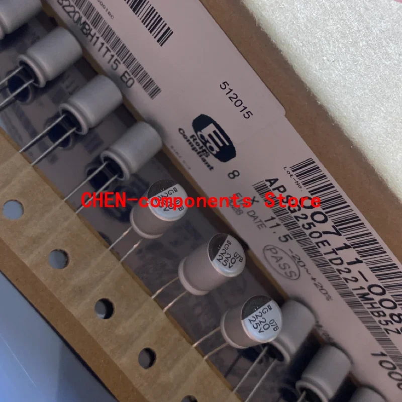

20PCS NEW CHEMI-CON PSG 25V220UF 8X11MM 220UF 25V Motherboard Solid Polymer Capacitor 220uF/25v PSG25VB220MBH11 free shipping