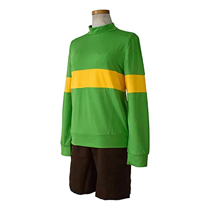 Cosplay Costume Uniforme de Undertale Game, Moletons de Frisk e Chara, Personalize roupas para o Halloween