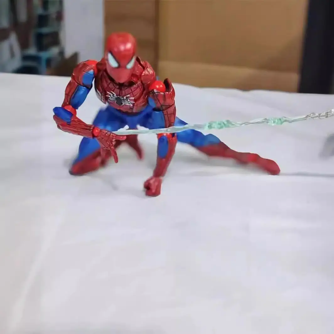 15cm  Marvel Comics Movie Figures Movable 2.0 spiderman Action Figure Statue Model Doll Collection Toys Gifts