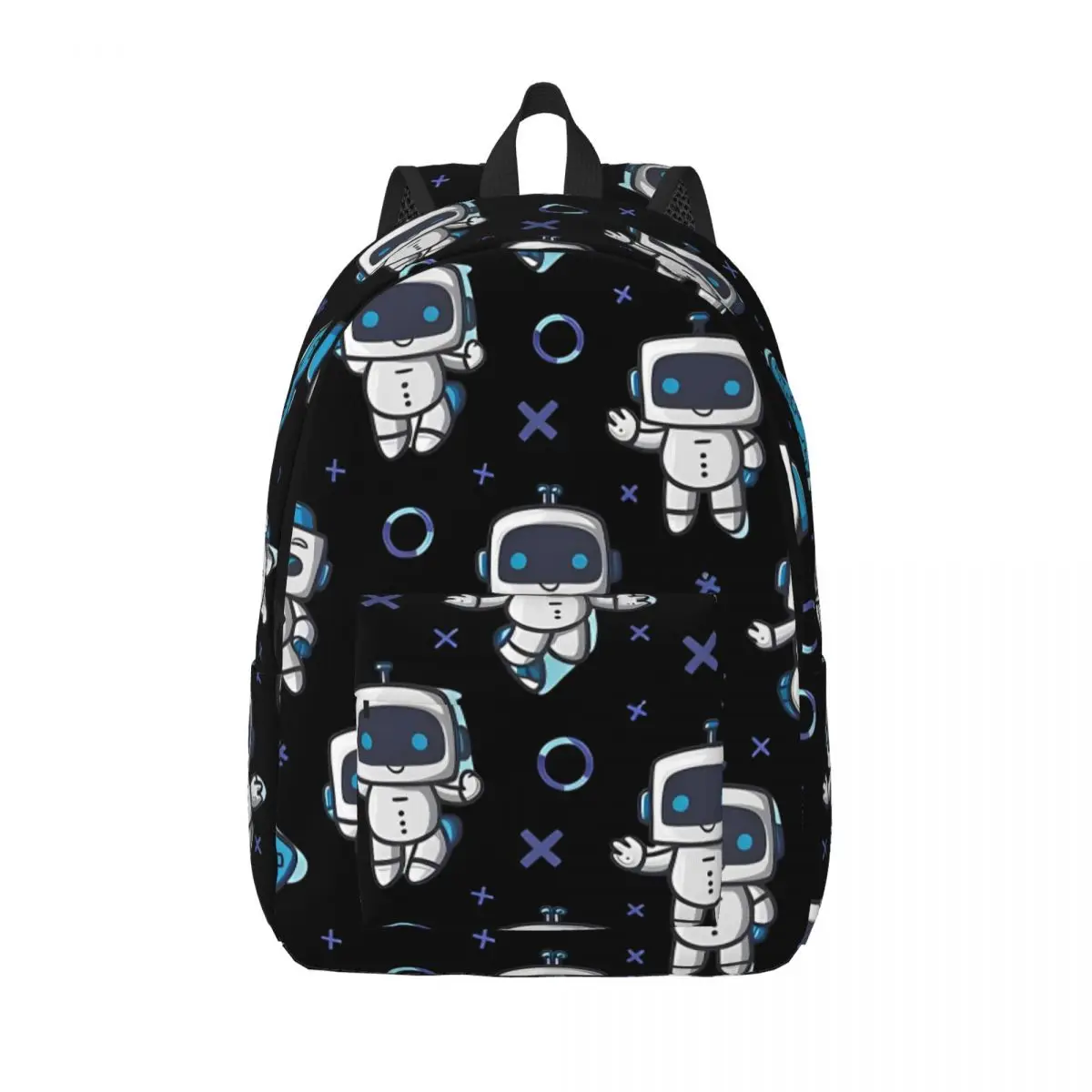 Astrobots Playroom Game Backpack Middle High College School Student Bookbag Teens Daypack Travel