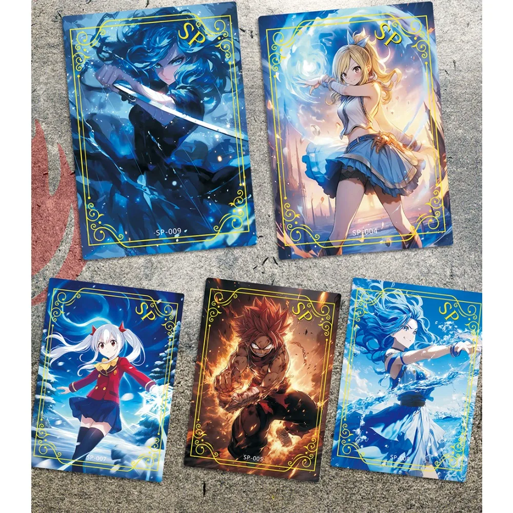 Anime Fairy Tail Collection Card For Girls Gray Fullbuster Limited Q-version Character Card Kids Doujin Toys And Hobbies Gifts