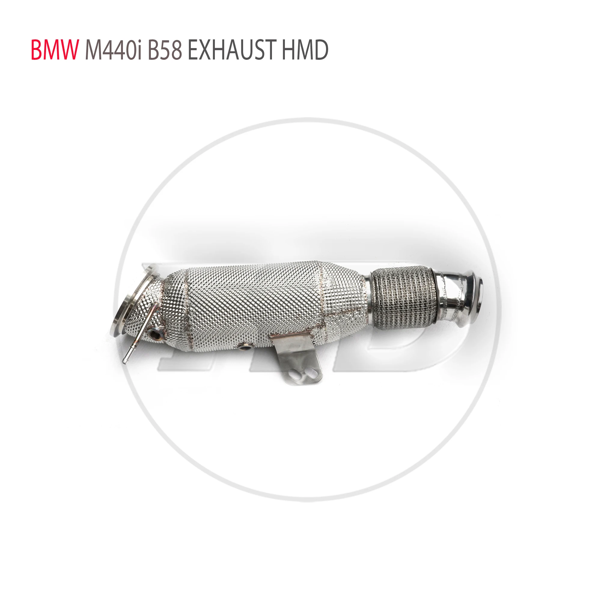 HMD High Flow Performance Downpipe for BMW M440i B58 b48 Engine 3.0T Exhaust System With Catalytic Header