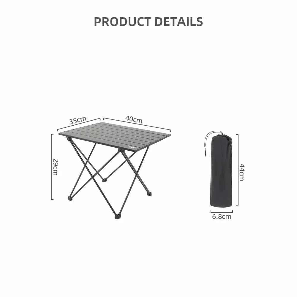 TARKA Outdoor Camping Klapptisch Party Picknick BBQ Tragbarer faltbarer Schreibtisch Hochfester ultraleichter tragbarer Aluminiumtisch
