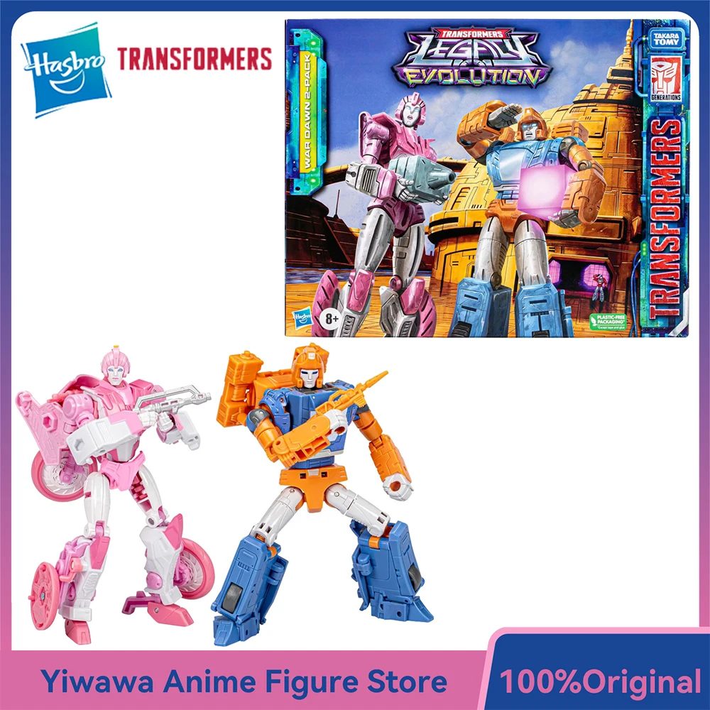 [มีสินค้าในสต็อก] ฮาสโบร ทรานส์ฟอร์มเมอร์ส เลกาซี่ อีโวลูชั่น วอร์ ดอว์น ไซเบอร์โทรเนียน อีเรียล และ ไดออน ชุด 2 ตัว ขนาด 14 ซม. ฟิกเกอร์โมเดลของเล่นระดับดีลักซ์