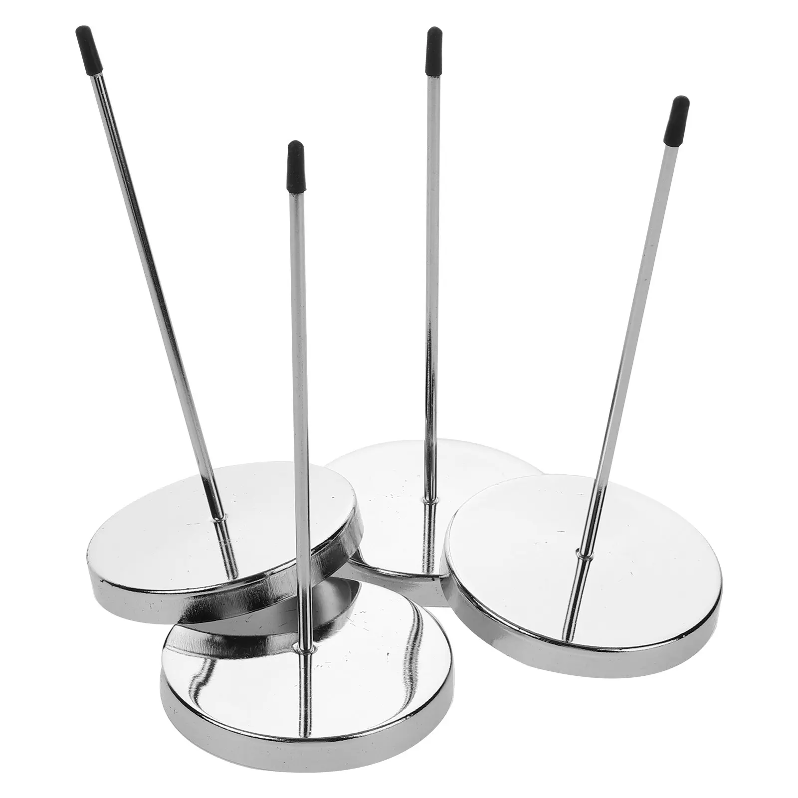 

4Pcs Heavy Duty Receipt Holder Spike Metal Desk Memo Fork for Cafe Bar Milk Tea Shop Office Home Use Receipt Bill Organizer