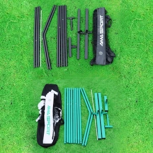 Tragbares Pickleball-Netz Deluxe Heavy Duty Wheels Outdoor Pickleball-Netz