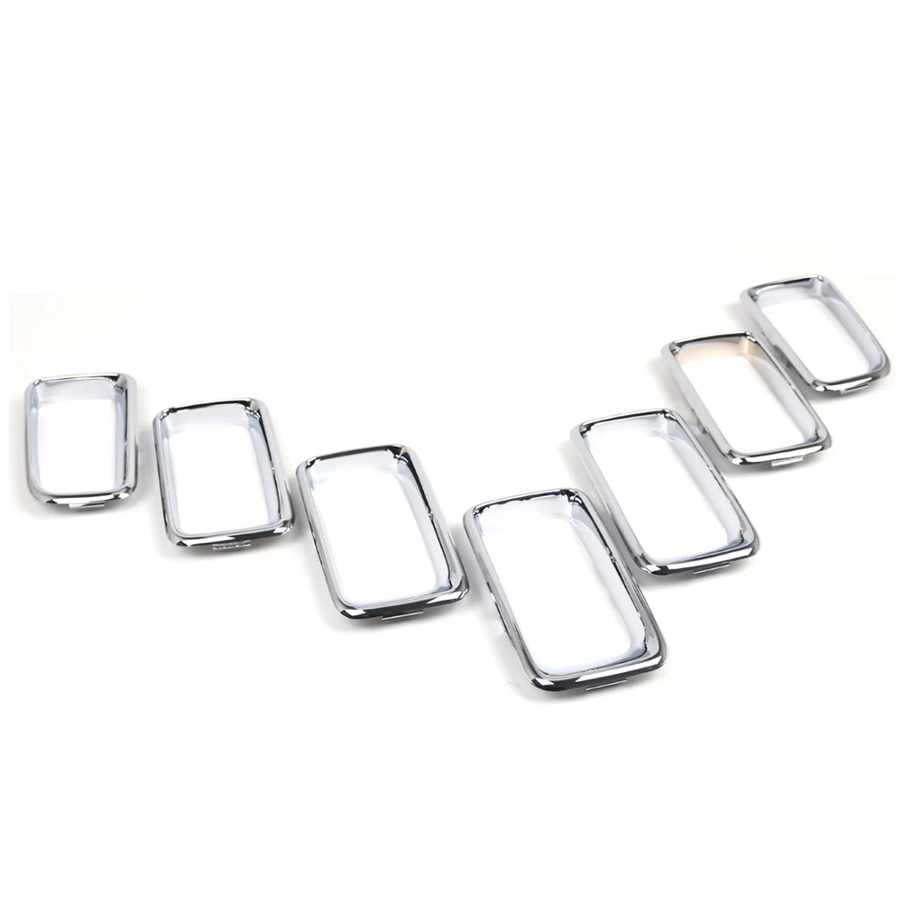 

Center Grill Trim Frame Grille Molding Insert 68109865AA for Jeep Compass 2011-2016, CH1210111, Plating Color -T45C