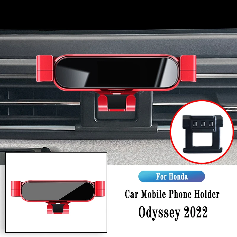 

Car Mobile Phone Holder For Honda Odyssey 2015-2022 Navigation Bracket GPS Stand Air Outlet Clip Rotatable Support Accessories