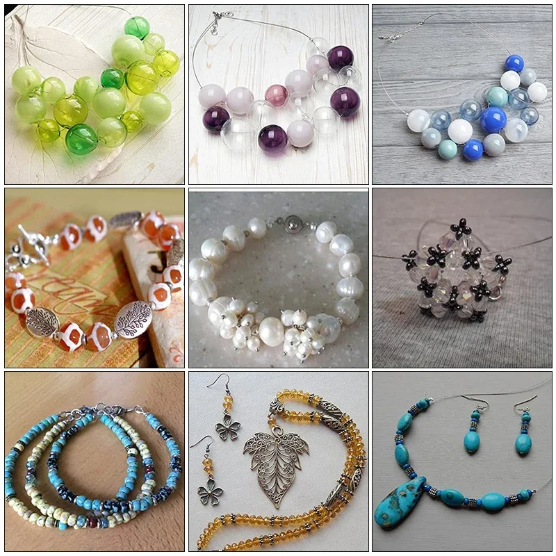 0.3-0.6 مللي متر خرز من الفولاذ المقاوم للصدأ سلسلة سلك مجوهرات مطلية بالذهب سلك لصنع المجوهرات عقد دي اي واي سوار حبة الحرف اليدوية