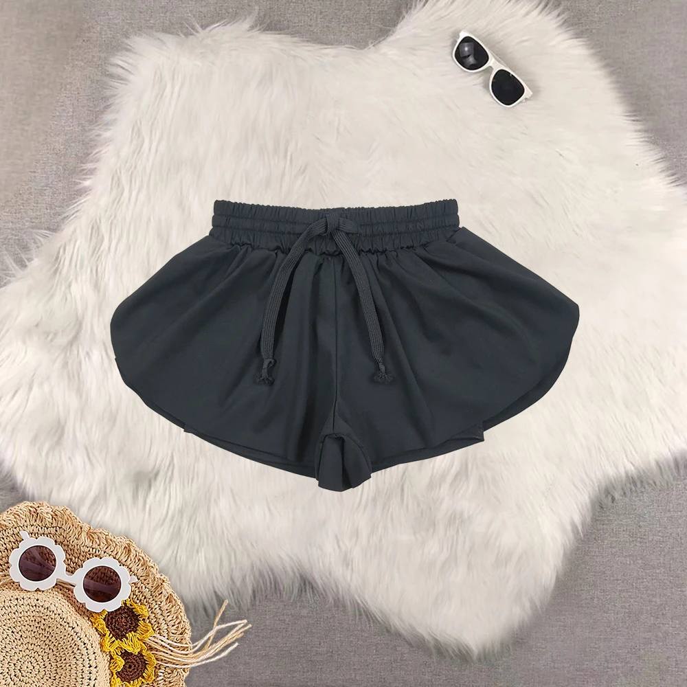 

8.23 летние шорты для йоги для маленьких девочек, черные шорты для йоги для маленьких девочек, низ