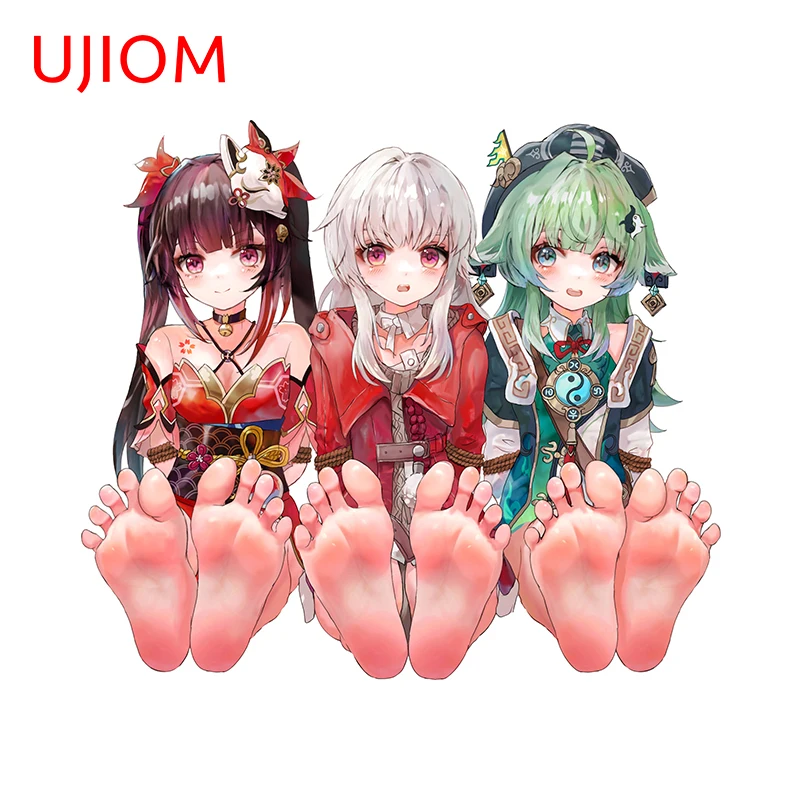 

UJIOM 13cm × 11.4cm Adorable Honkai Star Rail Loli Wall Stickers Sparkle Huohuo Clara Graphics Decals Nice Wallpapers Home Decor