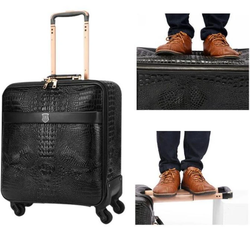 Business Trolley Case Luggage 16" 20" 24" Luggage Luggage Suitcase With Spinner Wheels Carry-On Luggage Suitcase Trolley Bags