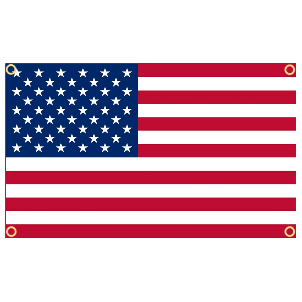 2×3FT U.S. US USA America American Flag Polyester Printed Banner Tapestry For Decor