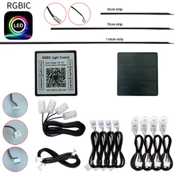 Full Colors Streamer Symphony RGBIC Ambient Light Accessories 3 wire LED Strip (RGB Door/Storage/Footlight 4 wire) 