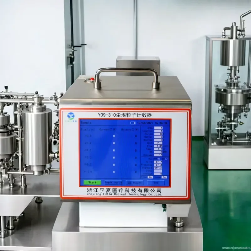 Factory Price SUGOLD Y09-310AC/DC Stainless Steel Air Dust Particle Counter Built-in Thermal Printer for Clean Room 1 Year