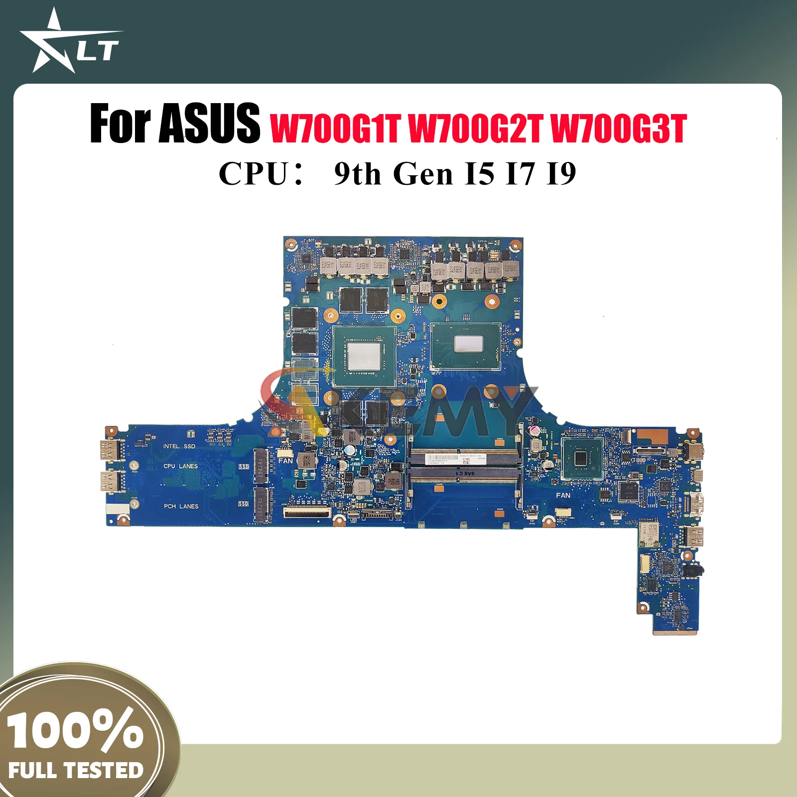 

W700G3P Laptop Motherboard For ASUS ProArt W700G W700G3T W700G2T W700G1T Notebook Mainboard With I5 I7 I9 CPU 100% tests OK stk