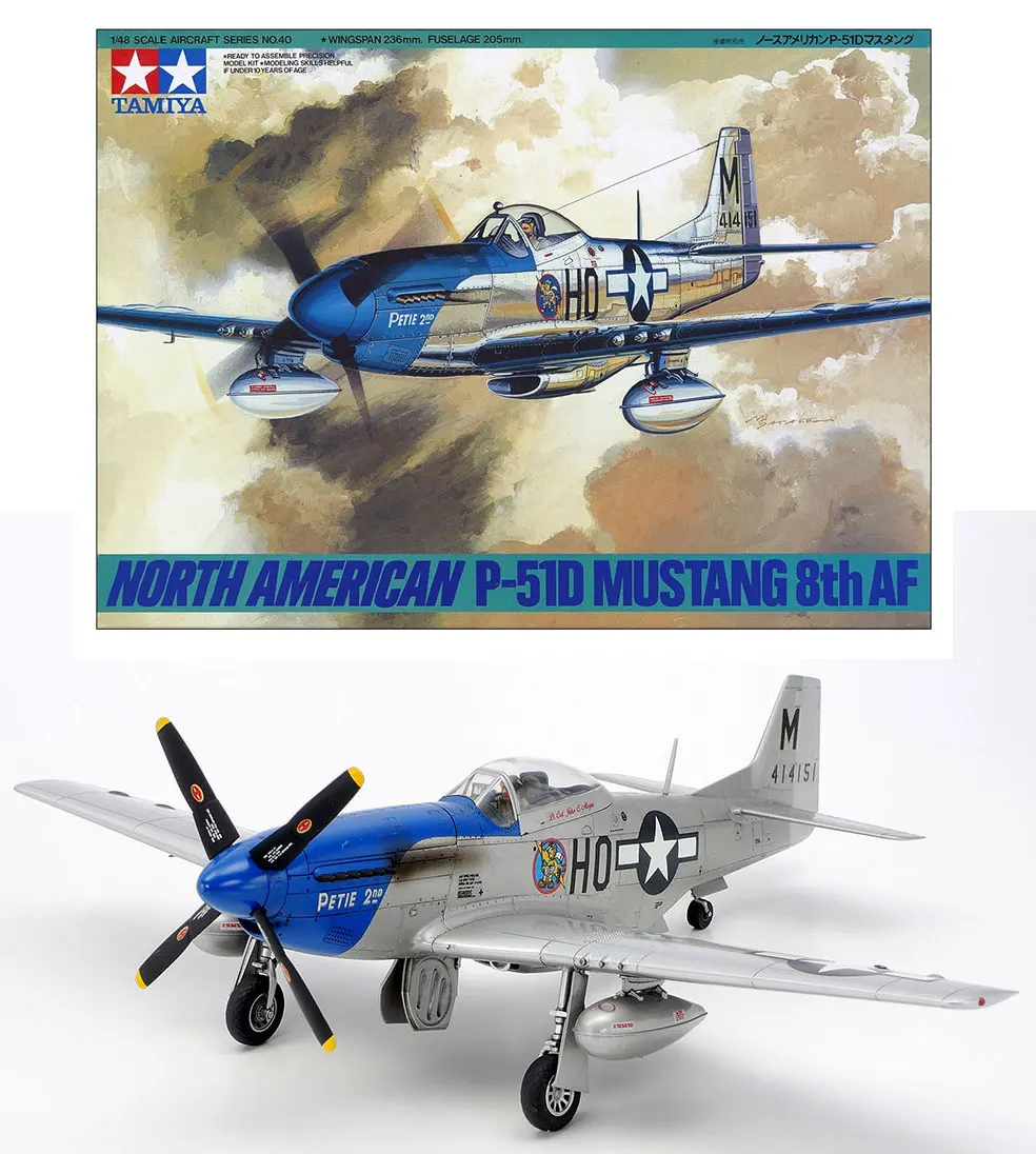 

Конструктор TAMIYA: Модель самолета North American P-51D Mustang 8-й воздушной армии, масштаб 1/48, артикул 61040