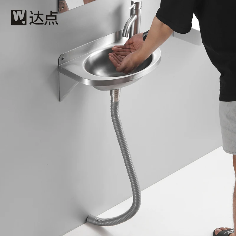 Wall Mounted Stainless Steel 304 Bathroom Wash Basin Kitchen Sink