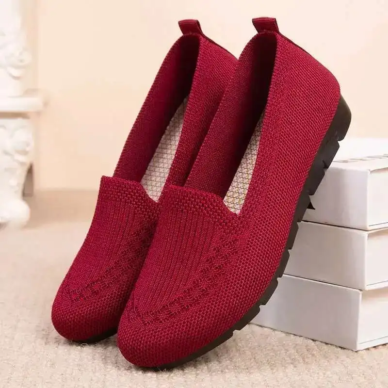 

Women's Spring New Cloth Shoes For And Summer Breathable Mesh Shallow Mouth Anti Slip @ 1587 # Sd