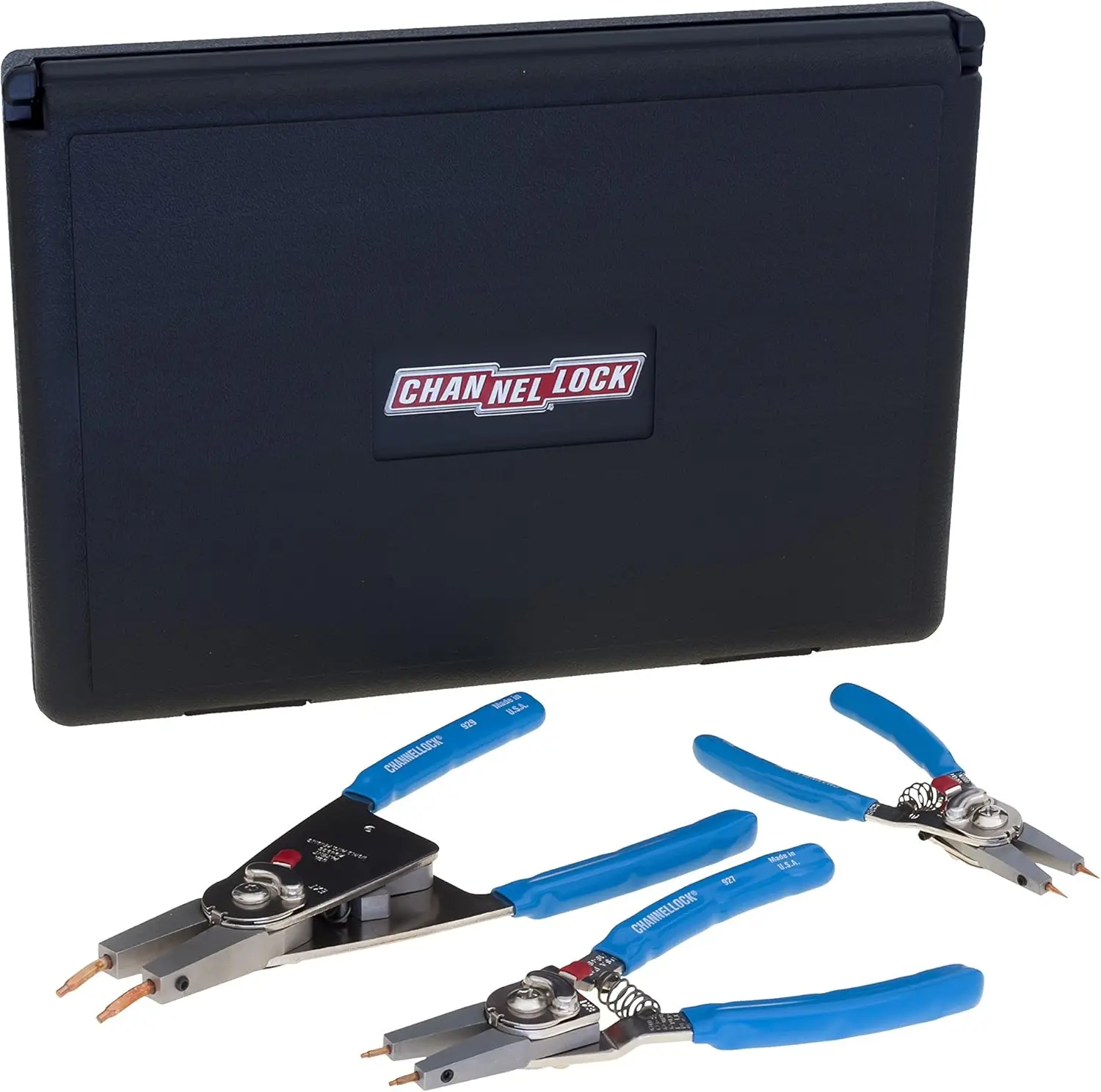 RT-3 Convertible Retaining Ring Plier Set, 3-Piece, Blue