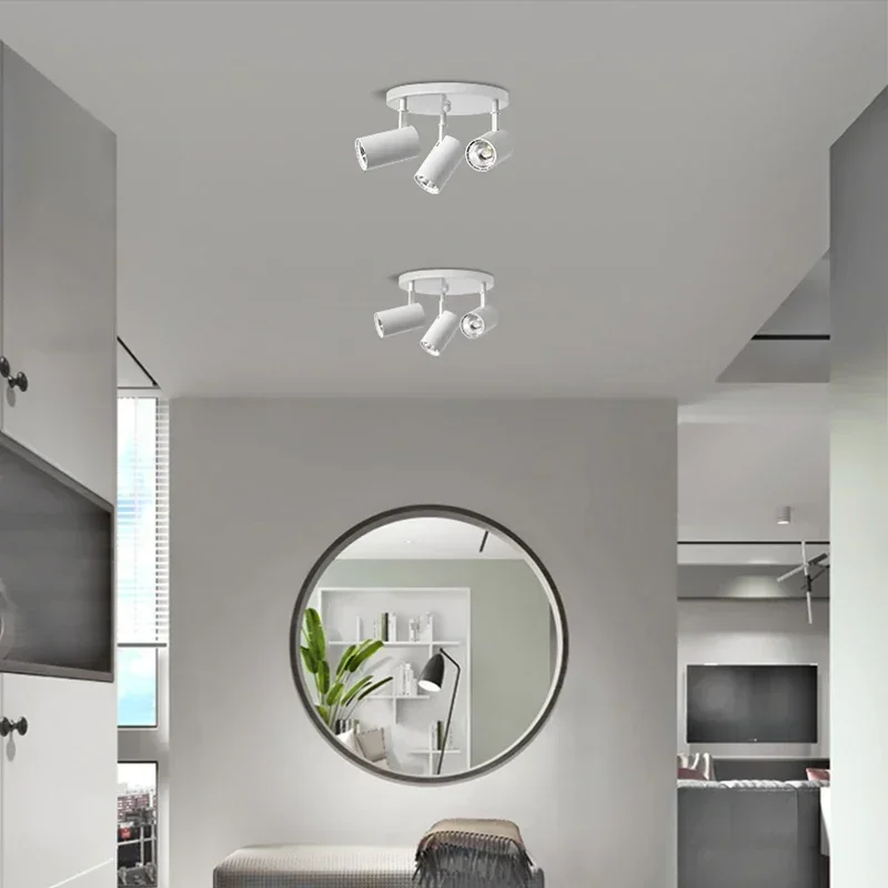 Pendant Light With 3 GU10 Home-Appliance Decoration Modern Lamp Spotlights Adjustable LED Ceiling Lights Dining Rooms Chandelier