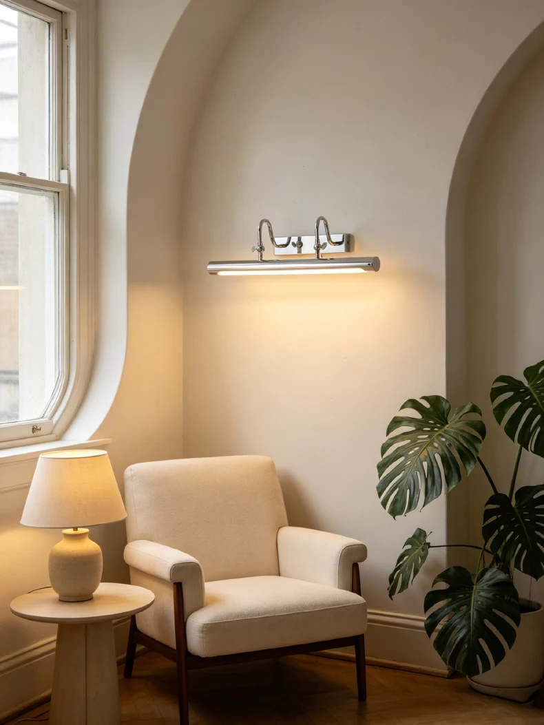 Minimalist Industrial Bathroom Mirror Headlight Wall Lamps