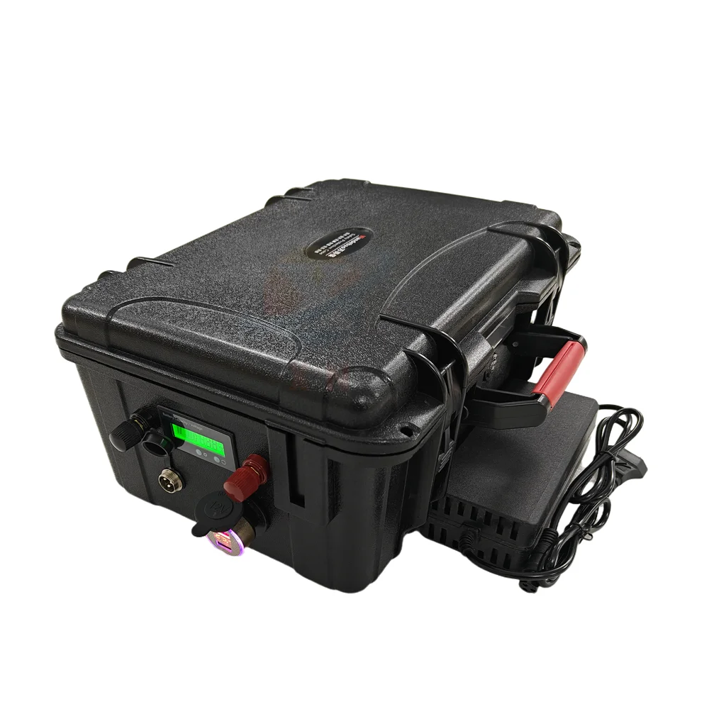 24V 150Ah waterproof 24V 120AH Lithium ion battery 24V 130Ah li-ion for EV scooter golf cart UPS backup power +10A Charger