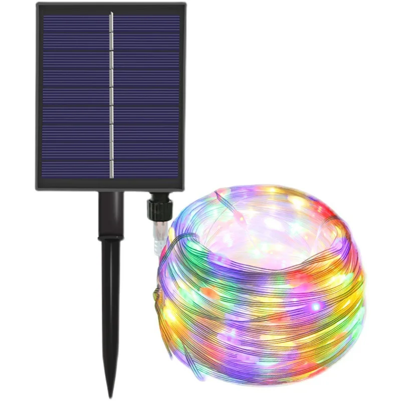 

50M 400 Led Outdoor Solar String Light LED Waterproof Color Changing Light For Party Decoration