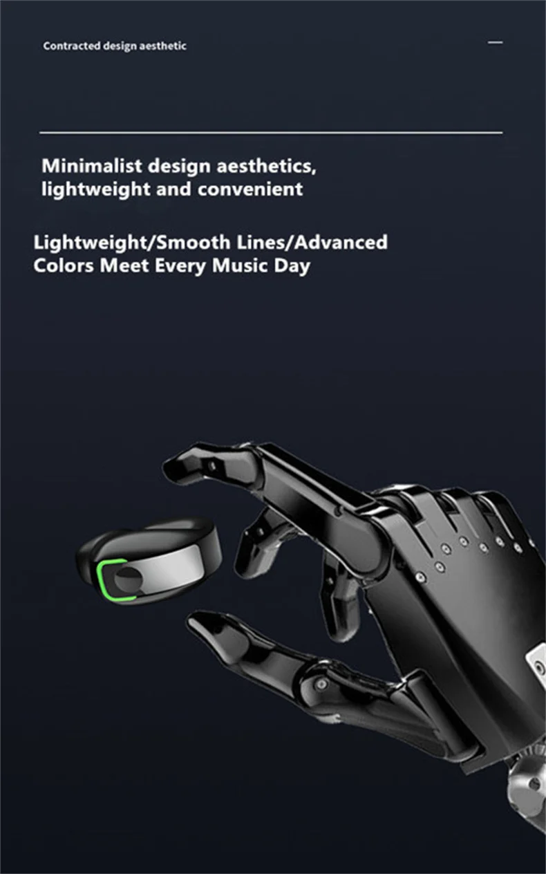 STTKGZD Earphone Clip Wireless Bluetooth Headphone Bone Conduction Headset High Quality TWS Auriculares Sport Noise Canceling S1890cb006fee4f04aa1a5c75eba6c940s