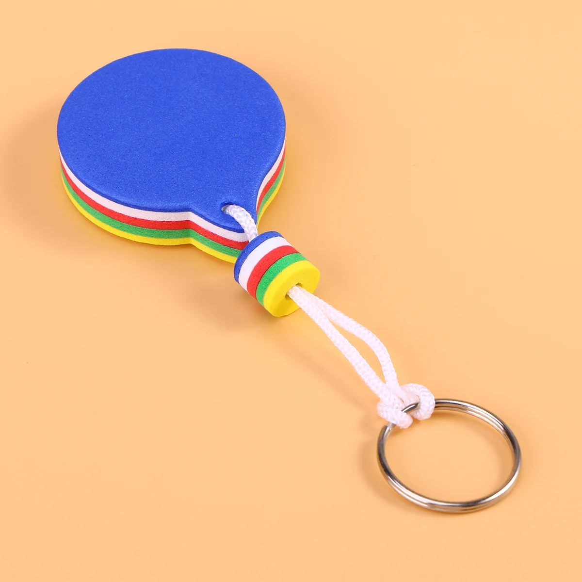 

2 шт./упак. плавающий брелок из ЭВА, брелок для ключей, безопасный держатель для ключей для морской рыбалки на лодках, парусного спорта и водных видов спорта (красочный круг)