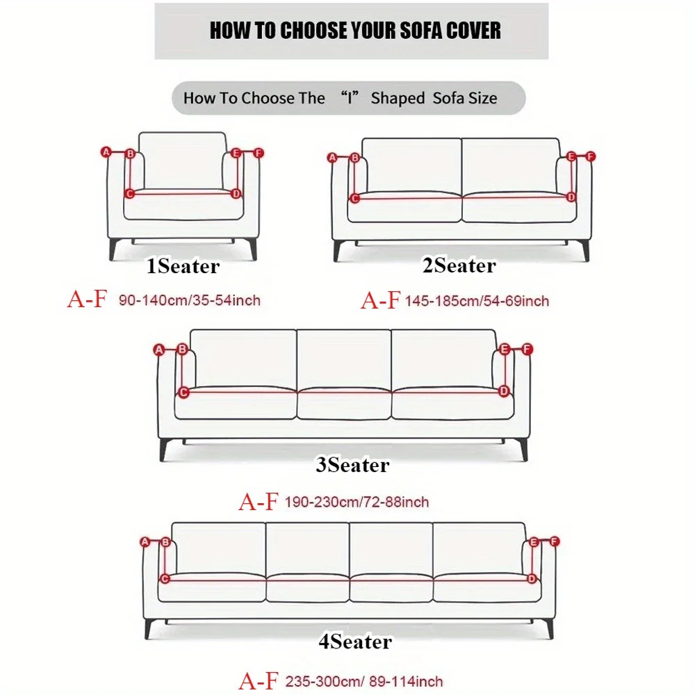 1/2/3/4 Seat Stretch Printed Sofa Cover with Elastic Band Non-slip Furniture Protector Bedroom Office Living Room Fundas De Sofá