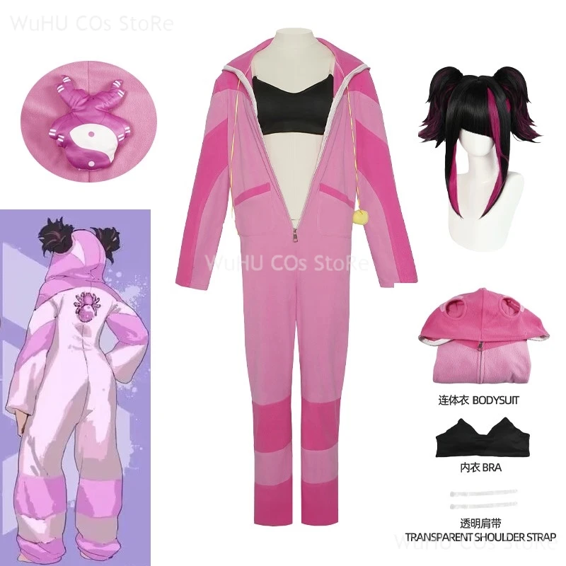 Vrouwen Juri Cosplay Fantasy Jumpsuits Anime Fighter Game SF Kostuum Vermomming Vrouwelijke Rollenspel Volwassen Meisjes Halloween Fantasia Pak