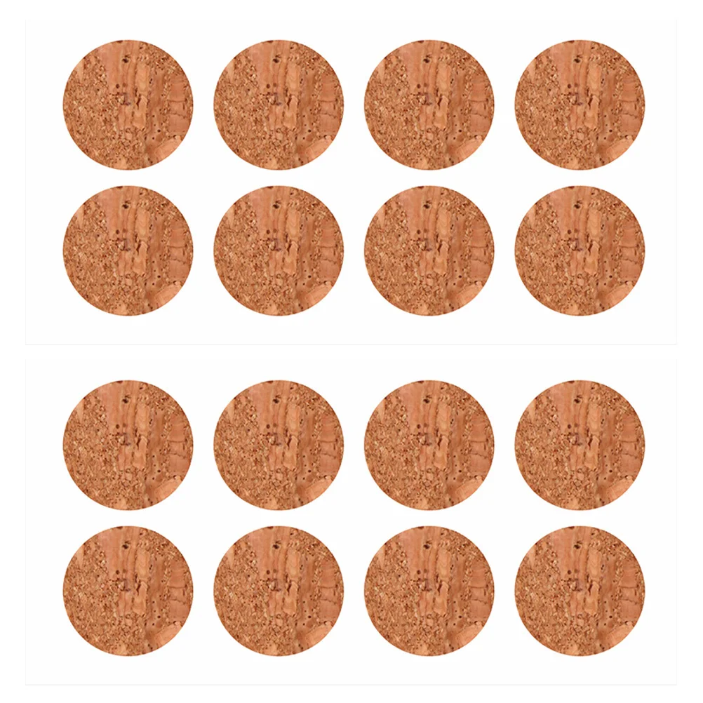 

9 pcs Wooden Label Stickers Wood Name Tags For Diy Gift Labels Self Adhesive Round For Office School Wedding