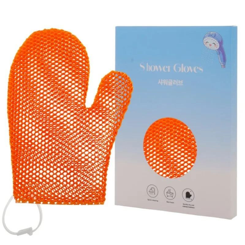 New TPU Honeycomb Exfoliating Bath Gloves Unisex Scrubber Set Spa Bath Gloves Easy to Clean
